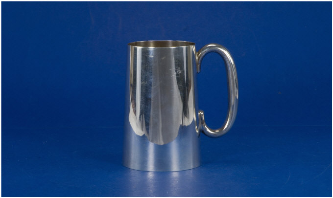 Appraisal: Silver Tankard by Walker and Hall Hallmarked Sheffield Weight ounces