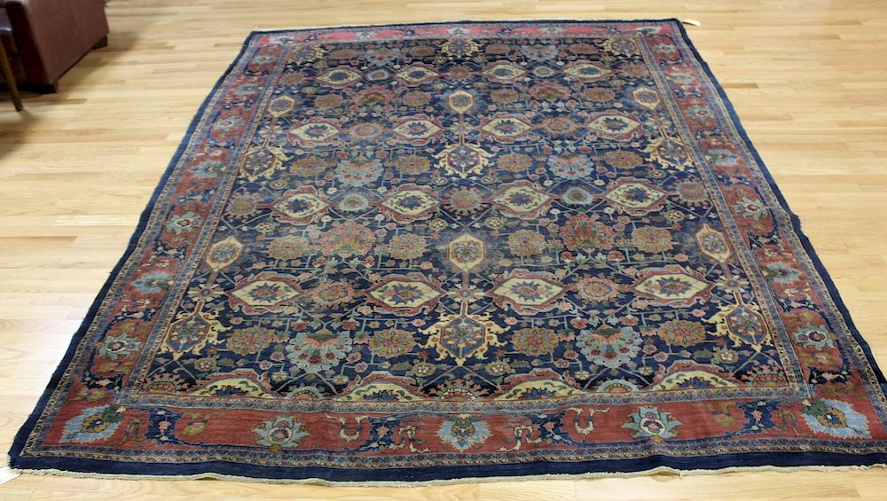 Appraisal: Antique and Finely Hand Woven Carpet Clarke Auction - Dimensions