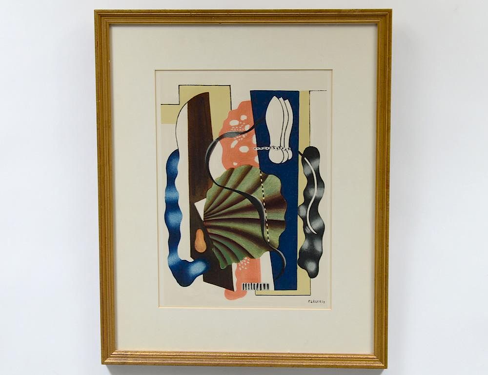 Appraisal: FERNAND LEGER French American - Untitled Signed and dated '