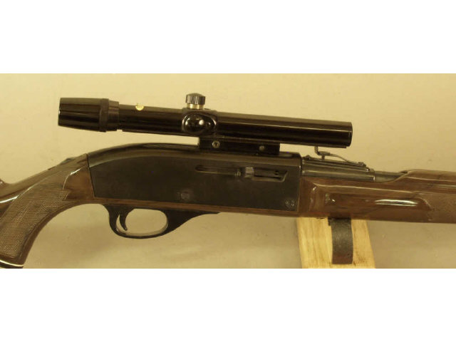 Appraisal: Remington Nylon Cal SN mounted with Bushnell X custom scope