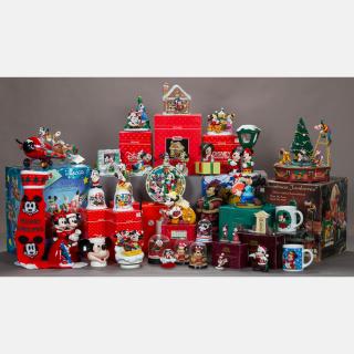 Appraisal: A Miscellaneous Collections of Mickey Mouse Christmas Decorations th Century