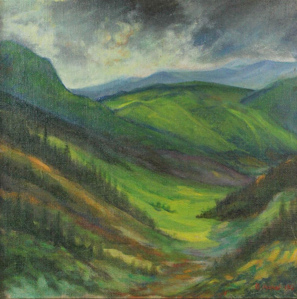 Appraisal: VASILI IVANOVICH SHUKHAEV RUSSIAN - QUIET VALLEY Oil on canvas