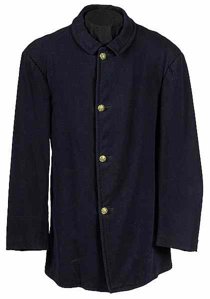 Appraisal: Post Civil War Four-Button Jacket Blue wool body with four