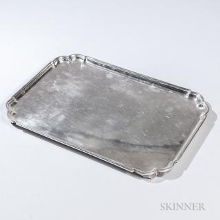 Appraisal: Elizabeth II Sterling Silver Tray Sheffield - Roberts Belk maker