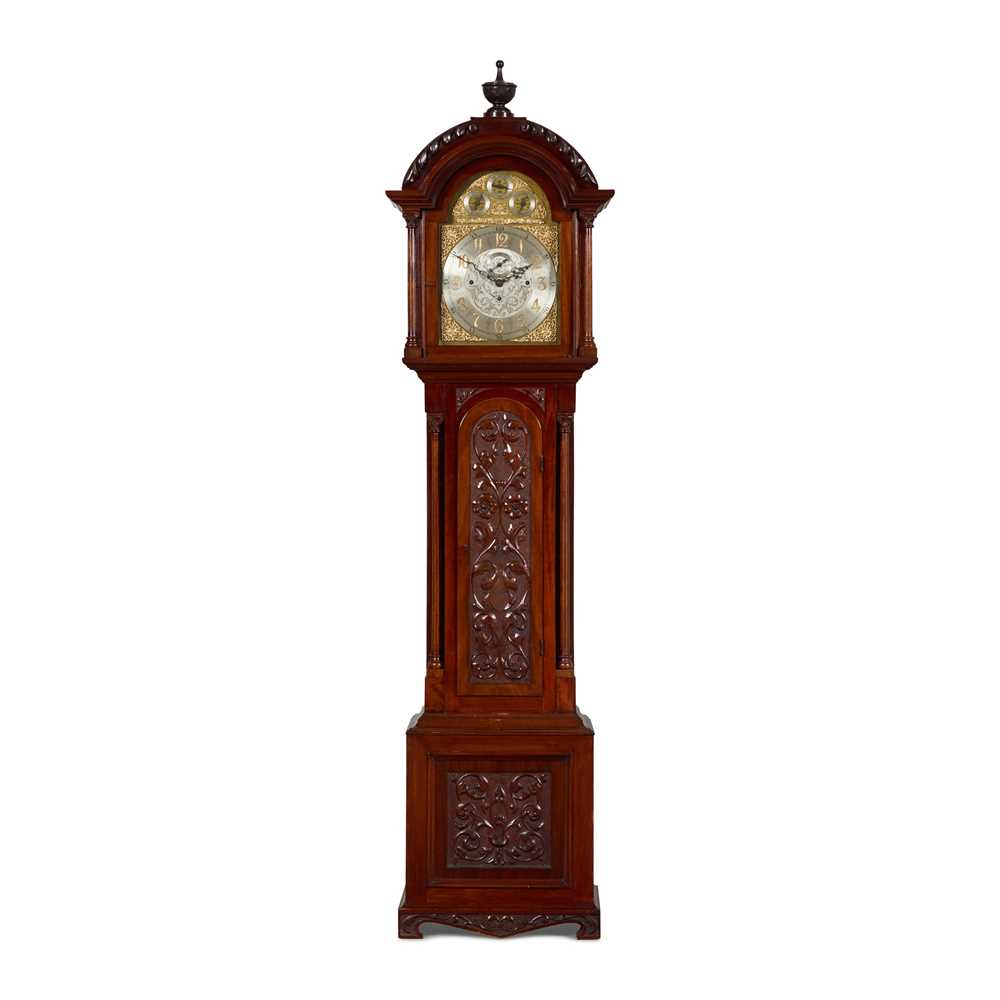 Appraisal: LATE VICTORIAN CHIMING LONGCASE CLOCK W F EVANS SONS HANDSWORTH