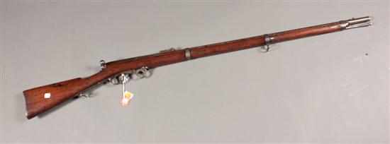 Appraisal: Greene bolt-action percussion rifle marked ''Greene's Patent Nov - ''