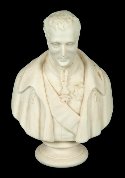 Appraisal: A Copeland parian bust of the first Duke of Wellington