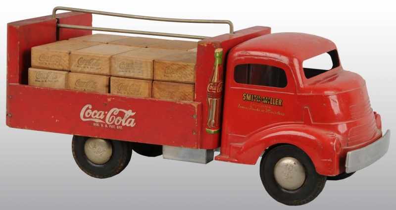 Appraisal: Coca-Cola Truck with Wood Crates Description s Smith-Miller Wood and