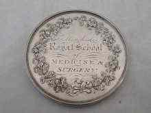 Appraisal: A silver medical medal from the Manchester Royal School of