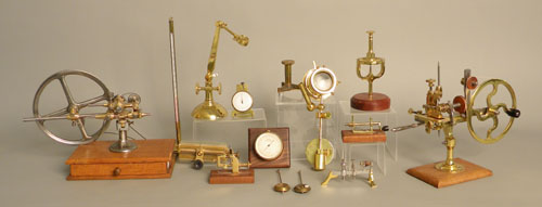 Appraisal: Group of brass instruments