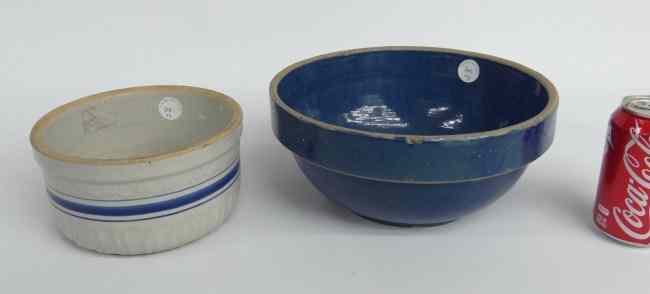 Appraisal: Lot two c kitchen bowls '' and '' Diameter