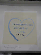 Appraisal: A print on paper signed in pencil by Tracy Emin