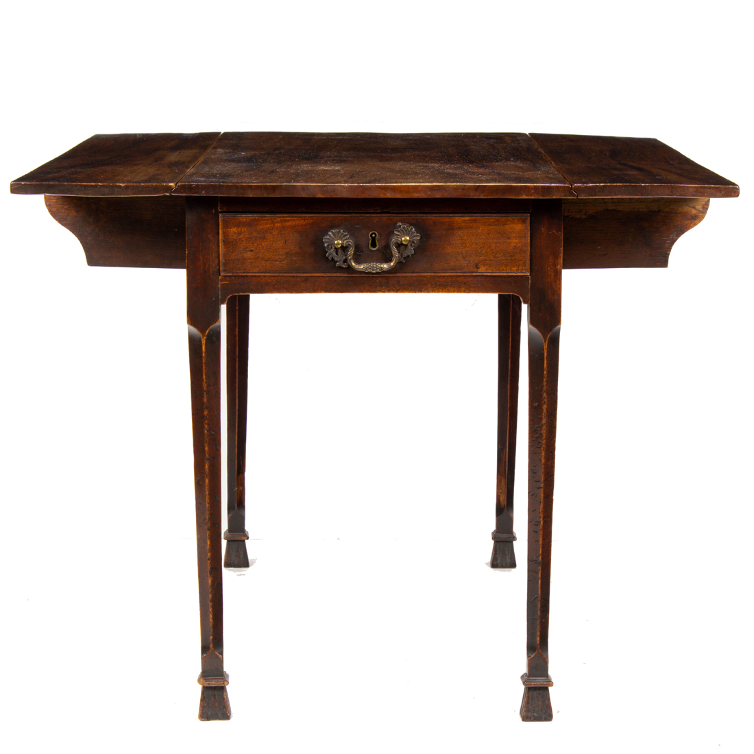 Appraisal: AN ENGLISH MAHOGANY DROP LEAF TABLE An English mahogany drop