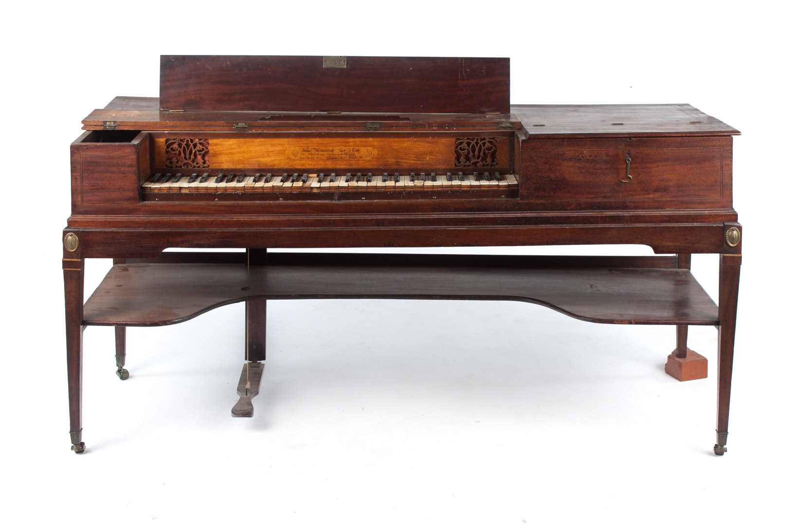 Appraisal: John Broadwood Son Regency mahogany piano forte circa mahogany case