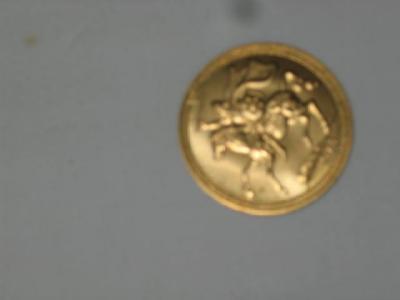 Appraisal: AN ISLE OF MAN gold piece gms