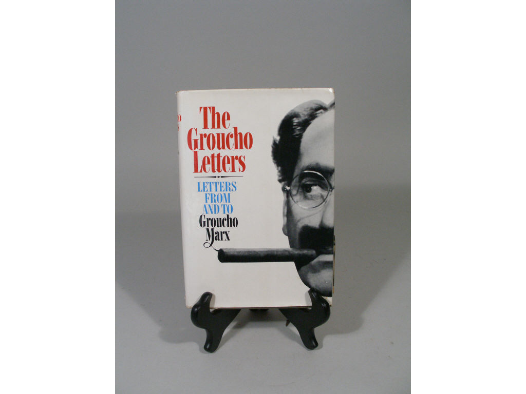 Appraisal: Signed First Edition Book The Groucho Letters signed Groucho on