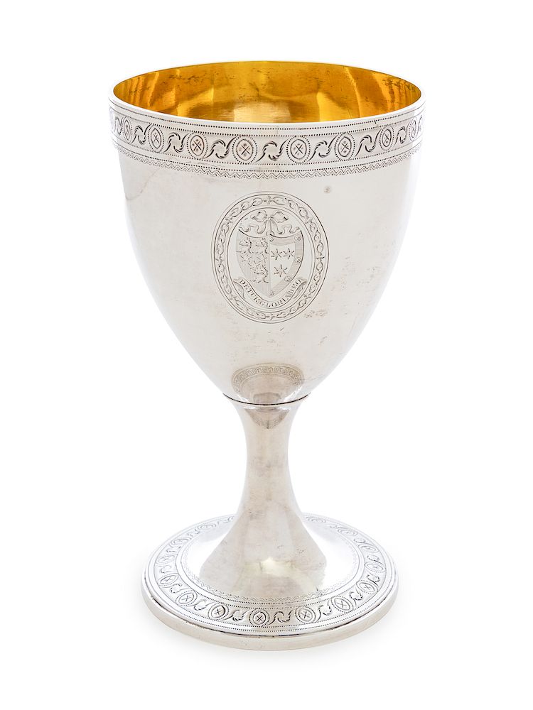 Appraisal: A George III Silver Goblet height inches A George III