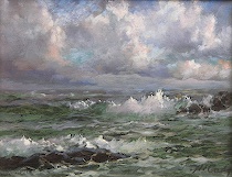 Appraisal: Henry Newell Cady American - Sea Storm Oil on board