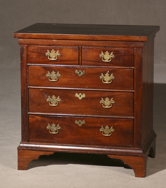 Appraisal: George III Style Mahogany Chest of Drawers th Century Height