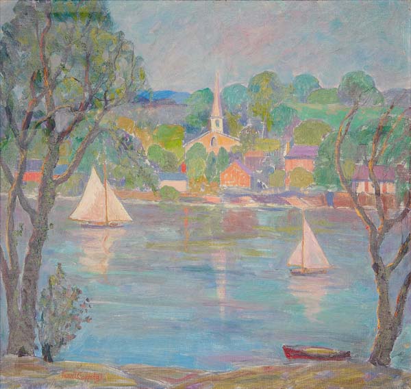 Appraisal: Fern Isabel Coppedge American - Summer on the Delaware Oil