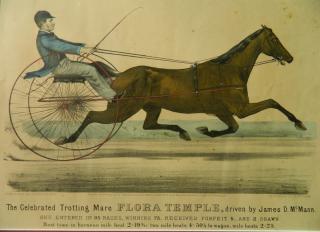 Appraisal: Currier Ives lithograph Currier Ives- The Celebrated Trotting Mare Flora