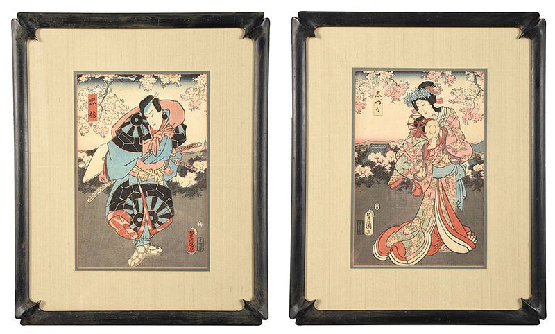 Appraisal: Utagawa Kunisada I Toyokuni III Japanese - Actor in the