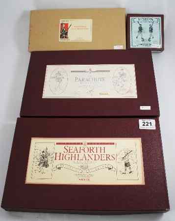 Appraisal: Three Boxes Sets of Britains Toy Soldiers and one box