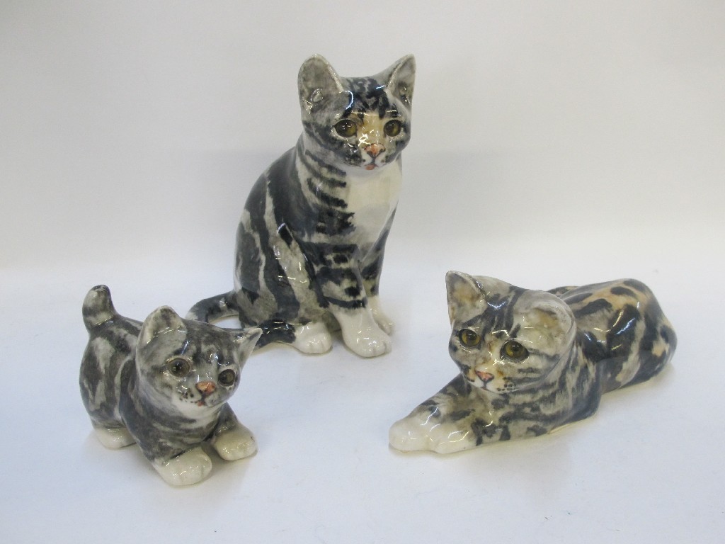 Appraisal: Three Winstanley cats