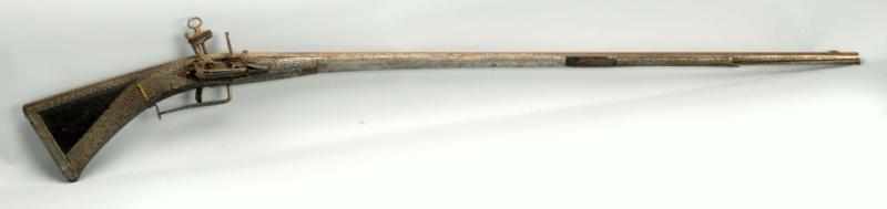 Appraisal: Sardinian Miquelet Rifle Circa Rear portion of stock is covered