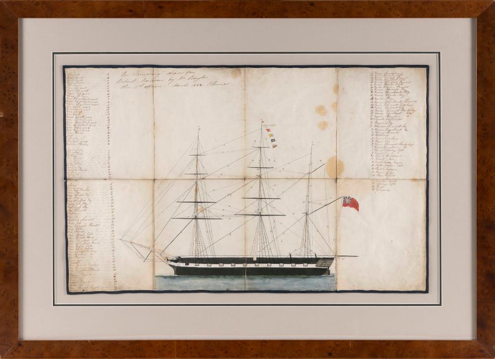 Appraisal: FIRST OFFICER BAYLIS CIRCA A RIGGING GUIDE FOR THE SHIP