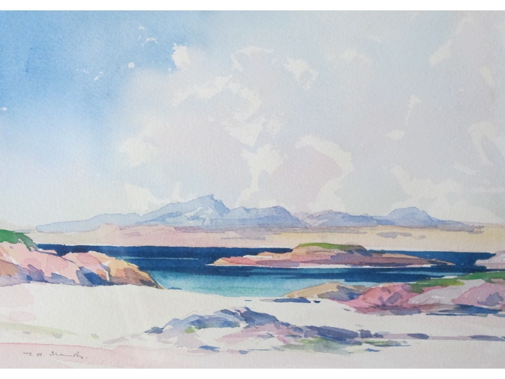 Appraisal: TOM HOVELL SHANKS RSW RGI b ARISAIG Watercolour signed x