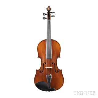 Appraisal: German Violin Hermann Fiedler Dresden no bearing the maker's label