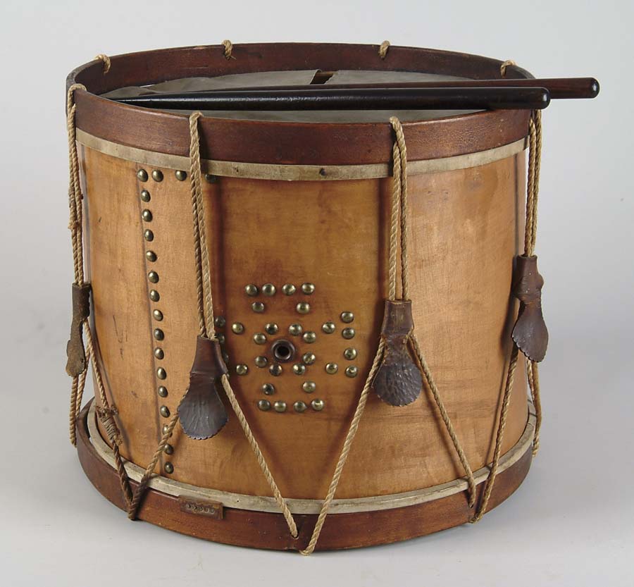 Appraisal: MAINE CIVIL WAR PERIOD MILITIA DRUM A fine example of