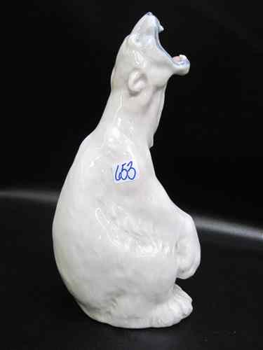 Appraisal: A ROYAL COPENHAGEN PORCELAIN POLAR BEAR FIGURE the white bear