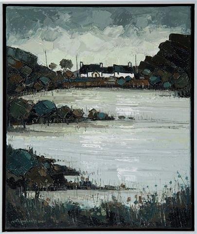 Appraisal: WILF ROBERTS CONTEMPORARY - 'Y Llyn Bodafon the lake Bodafon'