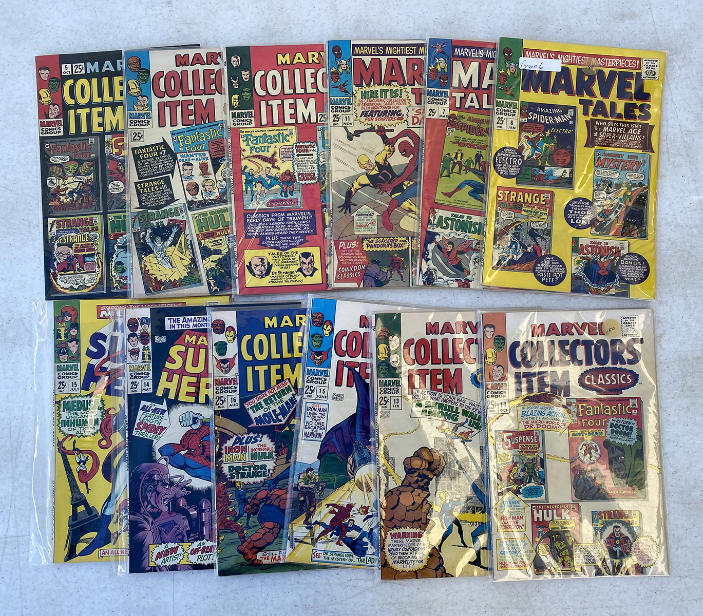 Appraisal: SILVER AGE MARVEL TALES COLLECTORS ITEM COMIC BOOKS volumes total