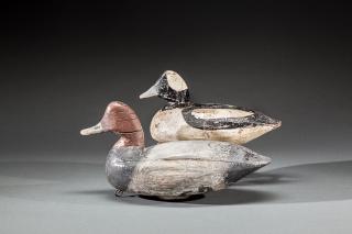 Appraisal: Two Decoys c A bufflehead drake from Chincoteague Virginia and