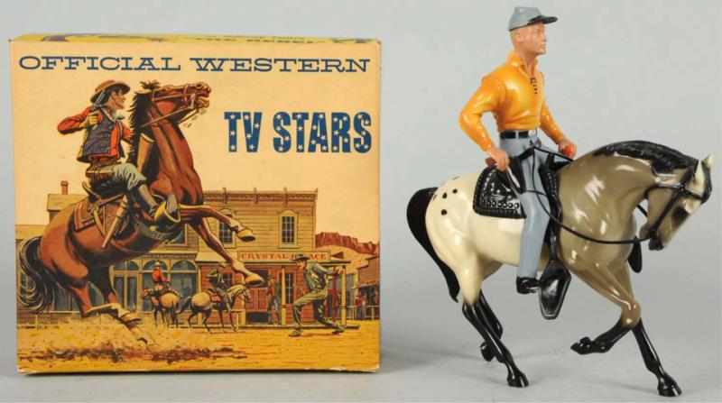 Appraisal: Hartland Johnny Yuma Figure on Horse Figures comes with Confederate