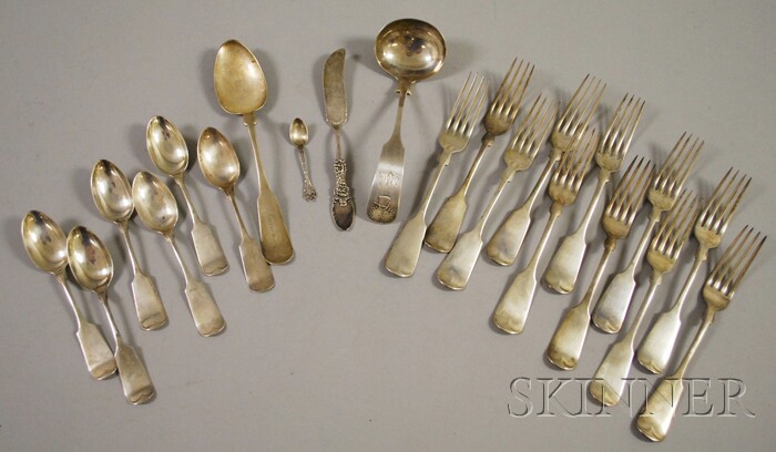 Appraisal: Group of American Sterling Flatware eleven heavy Gorham Tipt dinner