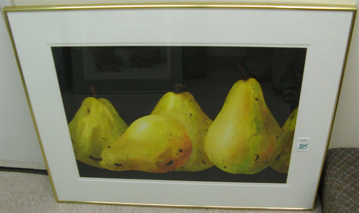 Appraisal: BILL BAILEY COLOR LITHOGRAPH American th century Bartlett Pears in