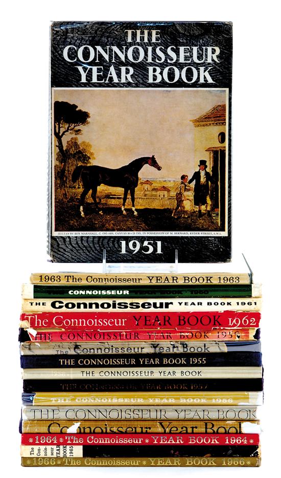 Appraisal: Books The Connoisseur Year Books s and s Fell H