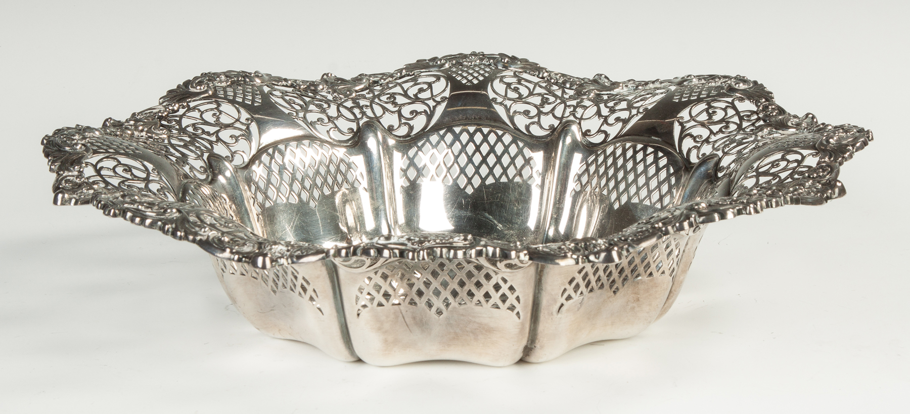 Appraisal: Gorham Sterling Silver Basket ozt Reticulated work