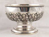 Appraisal: A silver standard rosebowl with German assay cm dia g