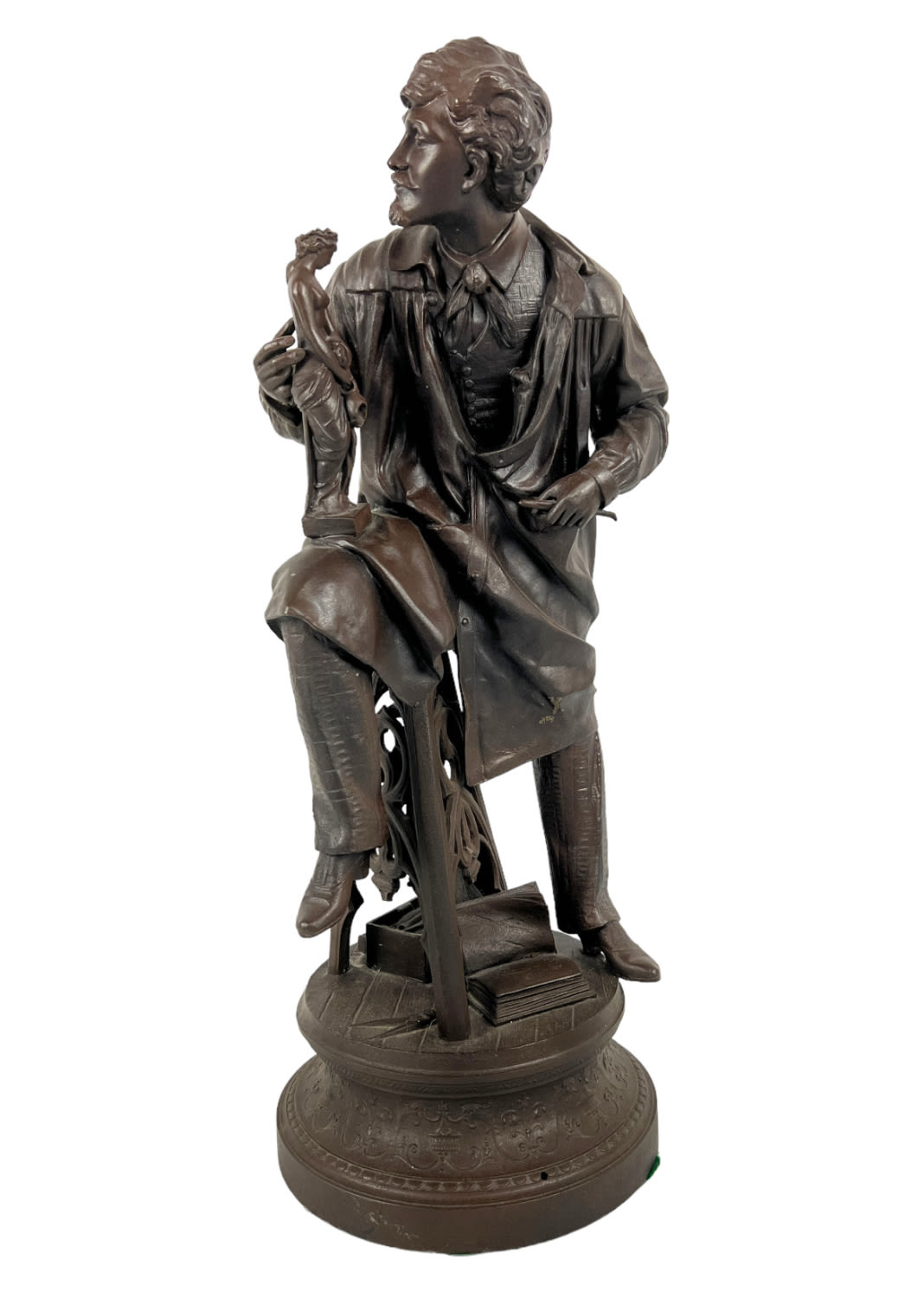 Appraisal: After Arthur Waagen Art Spelter StatueHeight Appears in good condition