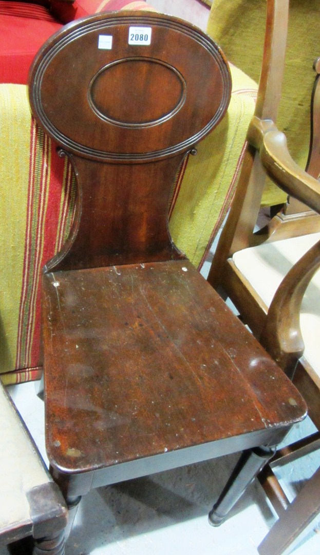 Appraisal: A th century hall chair