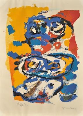 Appraisal: Karel Appel Dutch - Toi et Moi Lithograph in colors