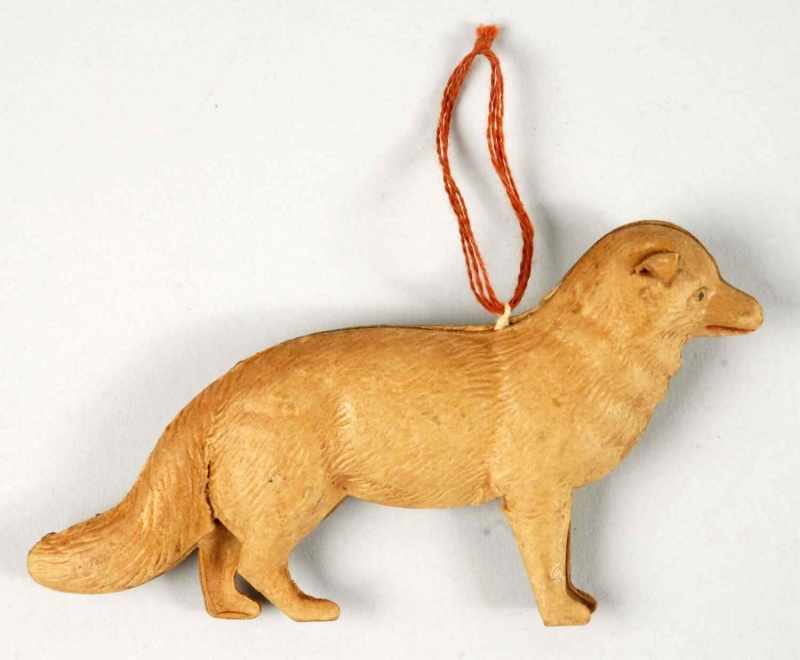 Appraisal: German Dresden Fox Ornament Condition Excellent