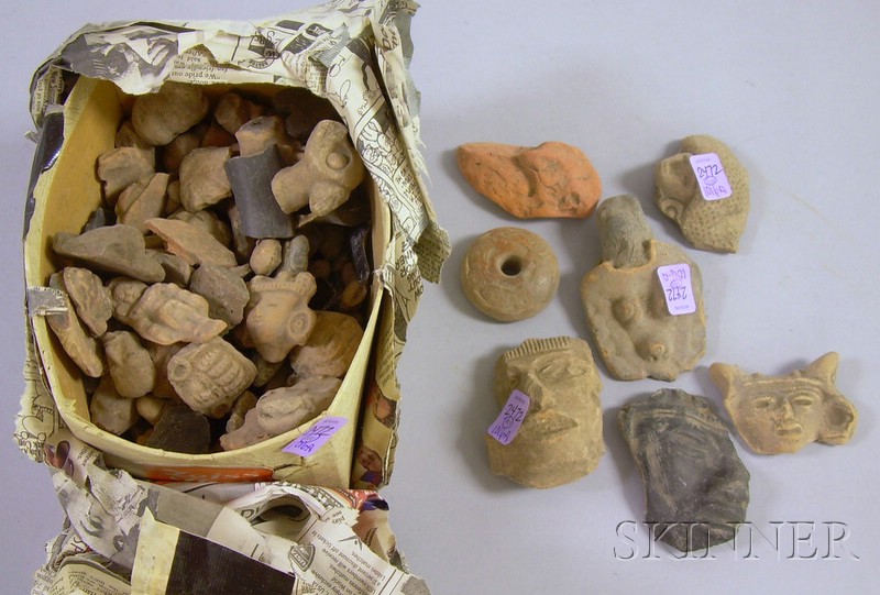 Appraisal: Approximately One Hundred Pre-Columbian Shards many figural