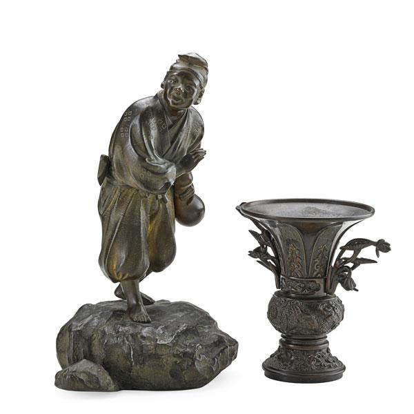 Appraisal: JAPANESE MEIJI BRONZES Condition Report