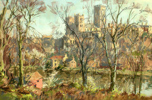 Appraisal: Angus Bernard Rands - - Spring Light Durham pastel and